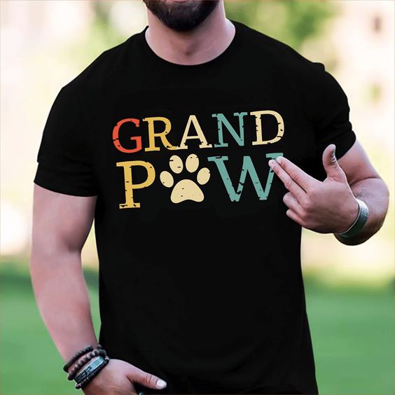 Grandpaw T-Shirt, Dog Lover Gift